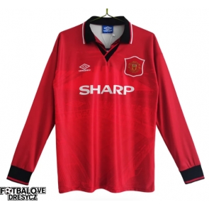 Manchester United 2014-2015 Retro Domácí Dres Dlouhý Rukáv Manchester United 2014-2015 Retro Domácí Dres Dlouhý Rukáv